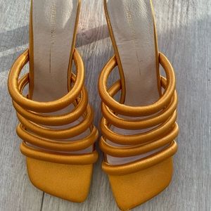 Yellow heels